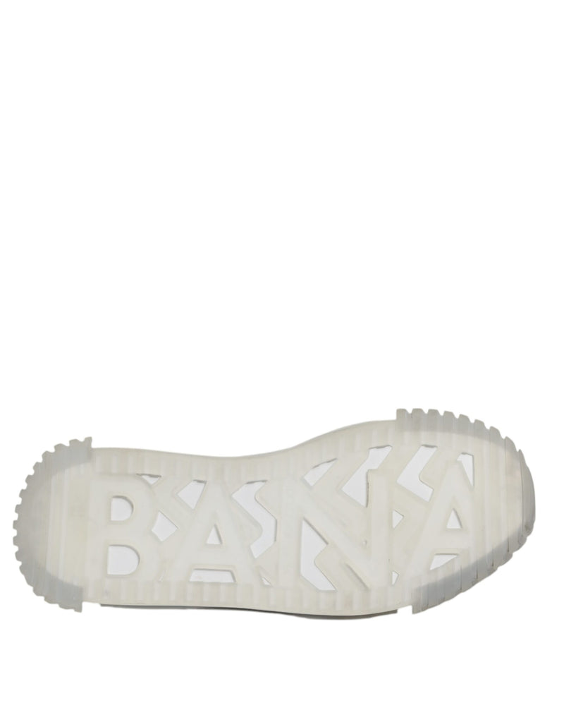 Dolce & Gabbana NS1 Low Top Sneakers - Silver and Black