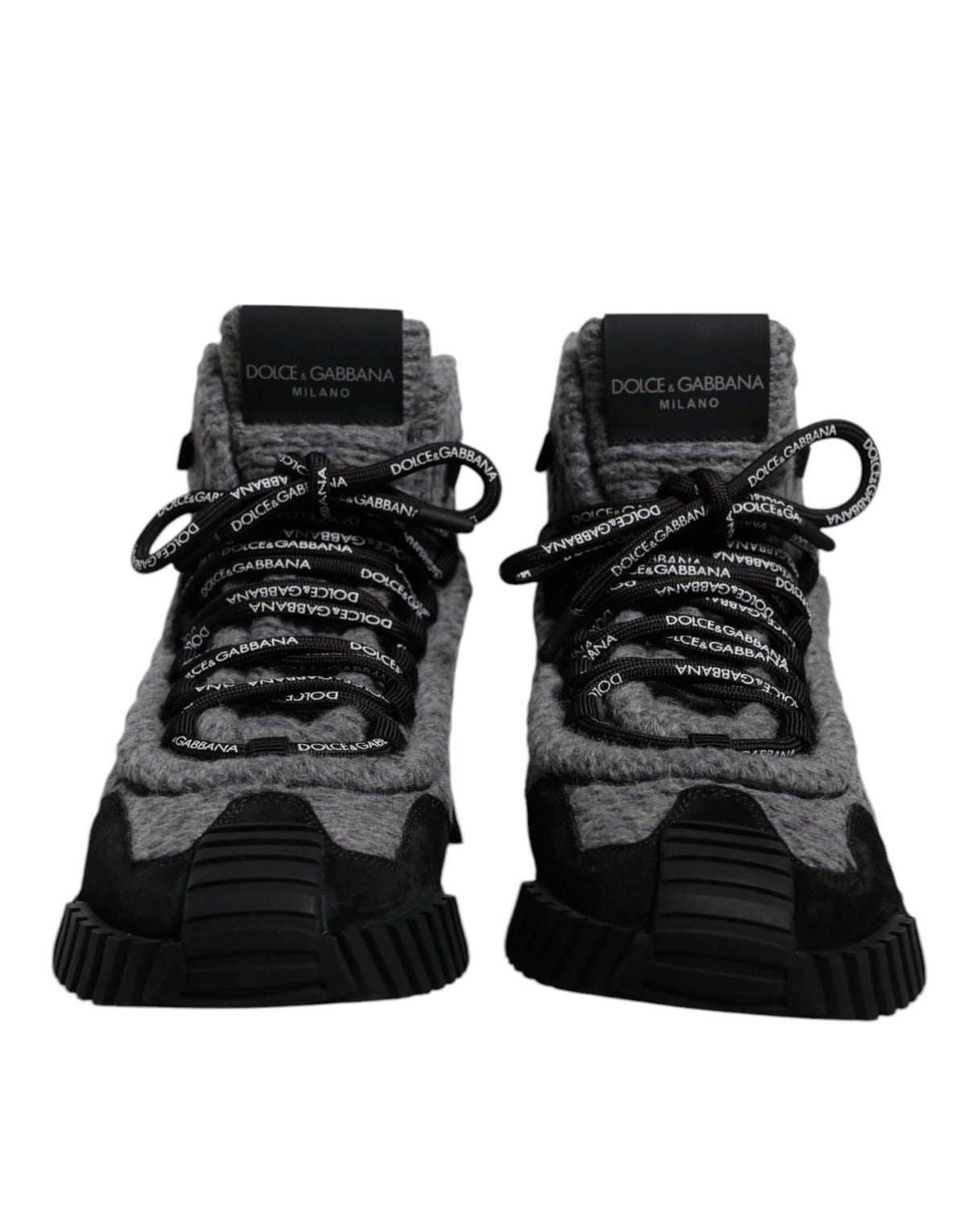 Dolce & Gabbana NS1 High Top Sneakers en Gris et Noir