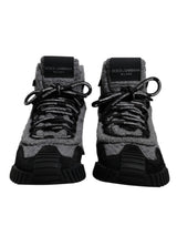 Dolce & Gabbana NS1 High Top Sneakers en Gris et Noir