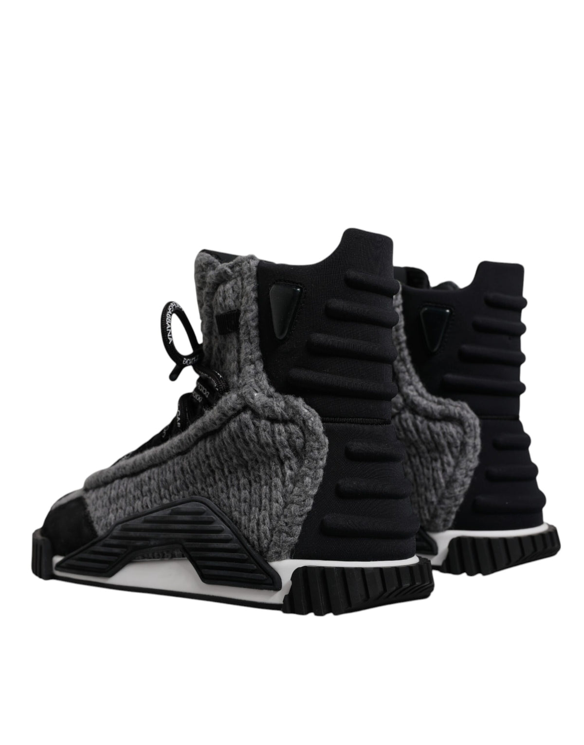 Dolce & Gabbana NS1 High Top Sneakers en Gris et Noir