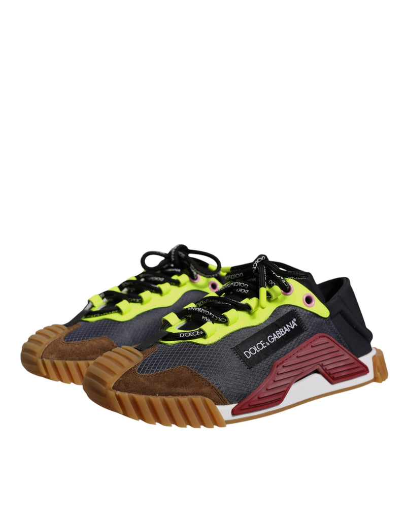 Dolce & Gabbana Multicolor Nylon Low Top NS1 Sneakers
