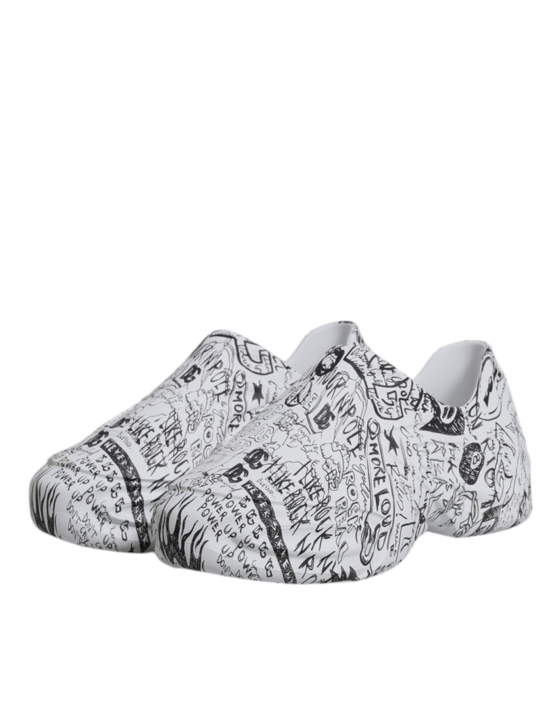 Dolce & Gabbana Daymaster Sneakers en Blanc et Noir