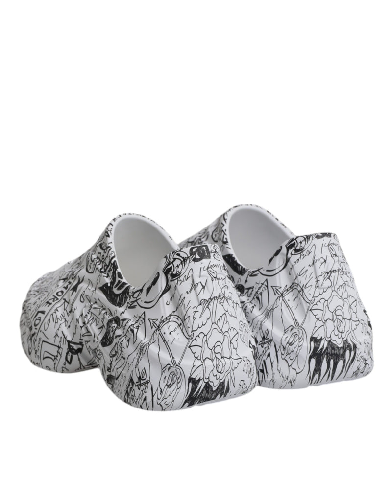 Dolce & Gabbana Daymaster Sneakers en Blanc et Noir