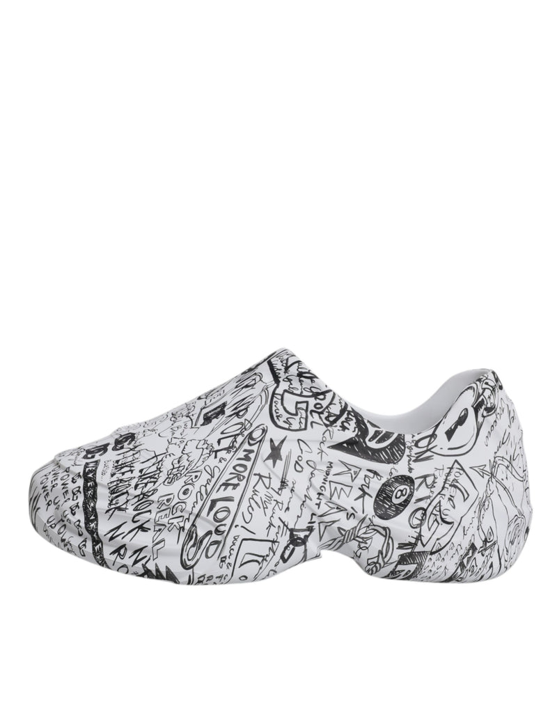 Dolce & Gabbana Daymaster Sneakers en Blanc et Noir