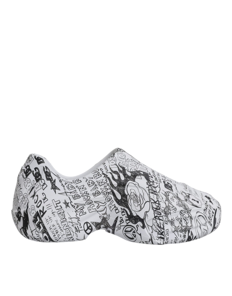 Dolce & Gabbana Daymaster Sneakers en Blanc et Noir