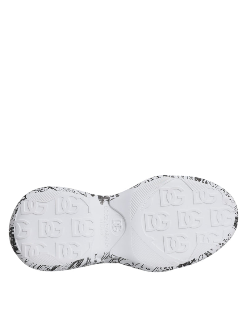 Dolce & Gabbana Daymaster Sneakers en Blanc et Noir
