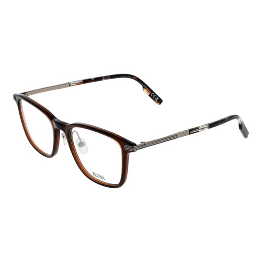 Monture de lunettes pour homme marron Ermenegildo Zegna