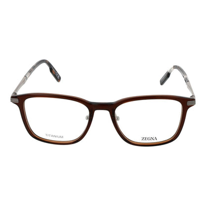 Monture de lunettes pour homme marron Ermenegildo Zegna