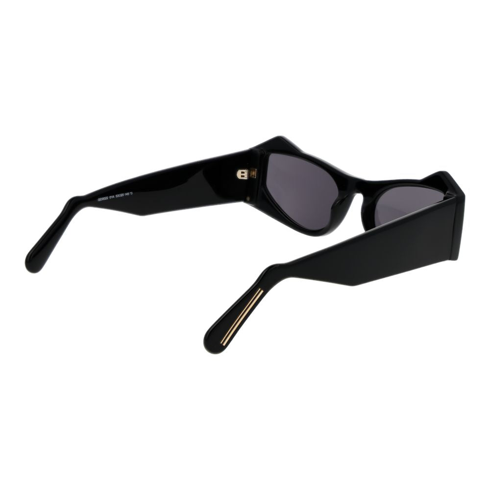 GCDS Black Unisex Cat Eye Sunglasses - Élégance et Protection