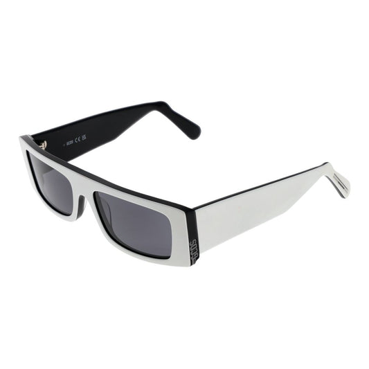 Lunettes de soleil GCDS blanches, unisexe