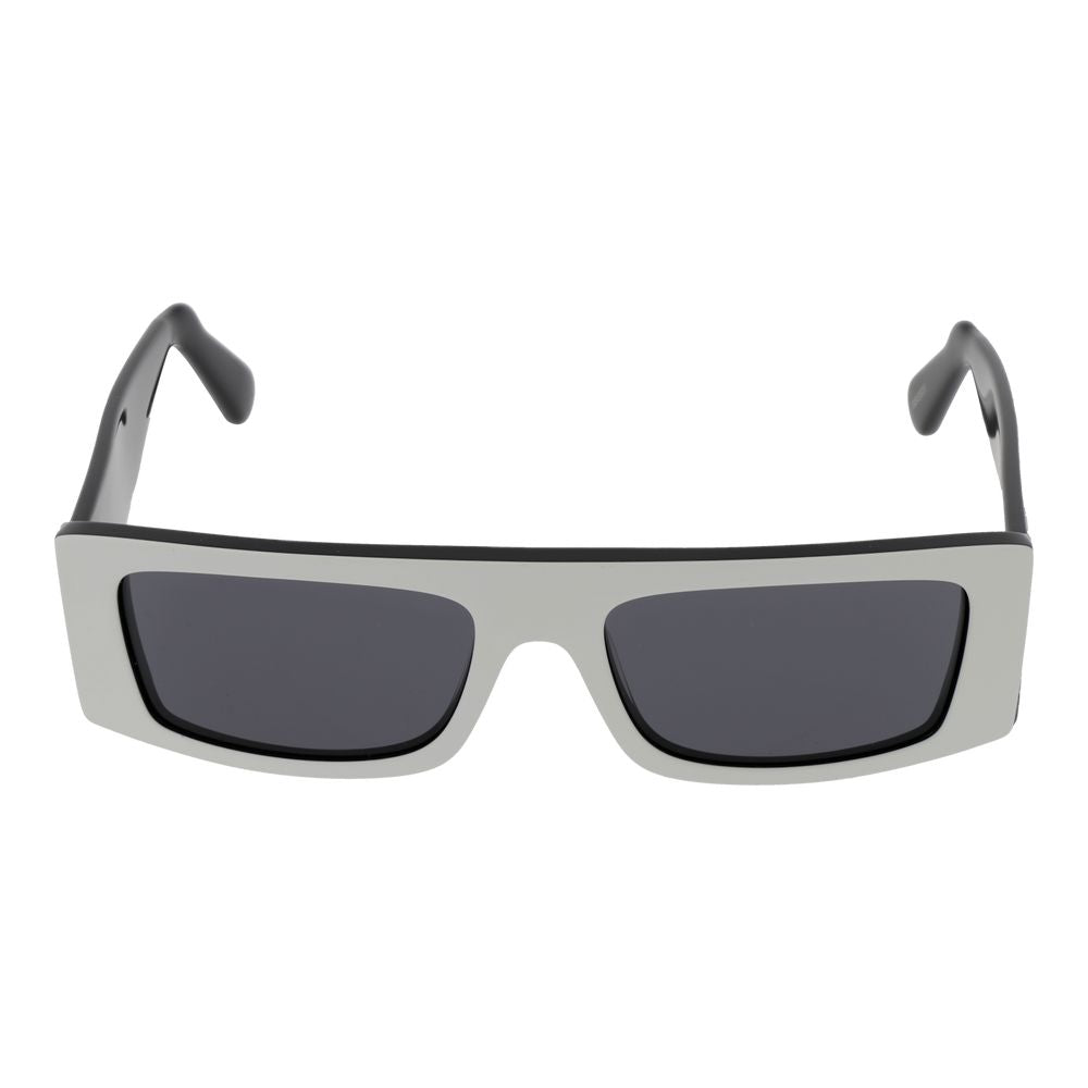 Lunettes de soleil GCDS blanches, unisexe