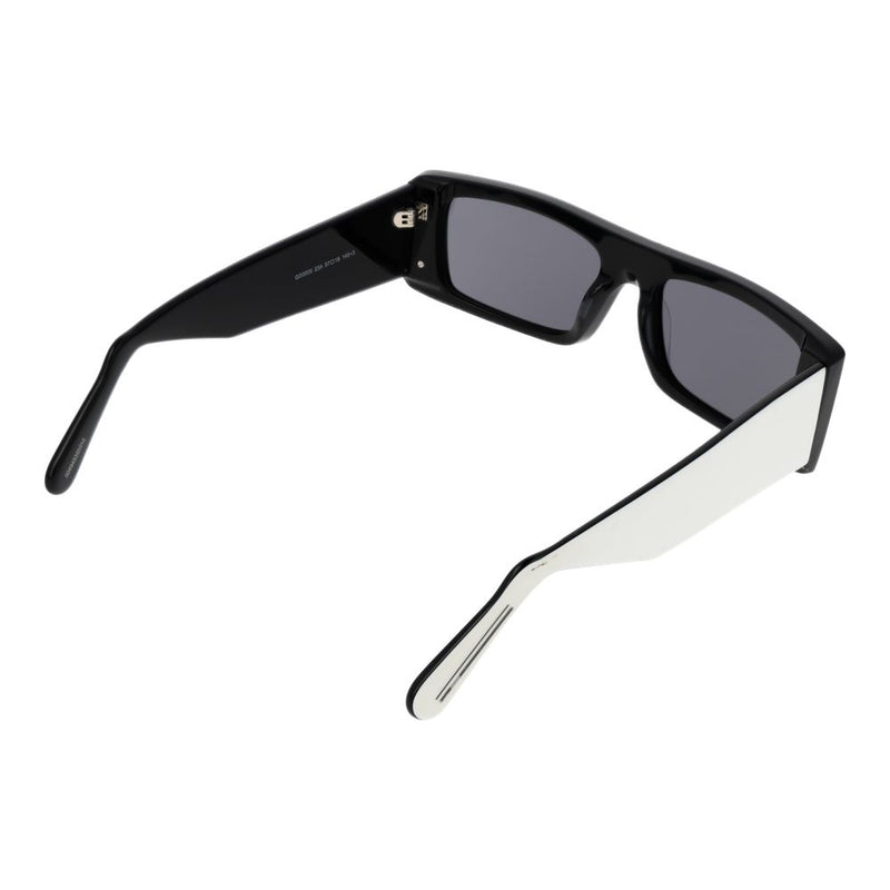 GCDS White Unisex Sunglasses - Stylish Rectangle Design