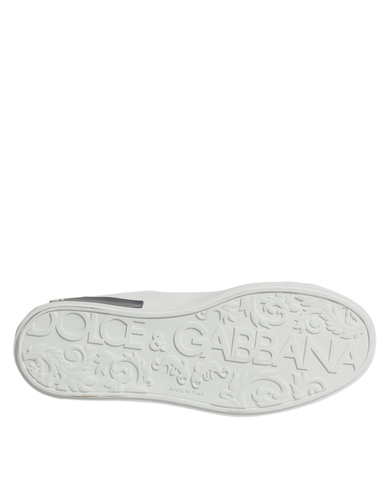 Dolce & Gabbana Portofino Sneakers - Élégance en Noir et Blanc