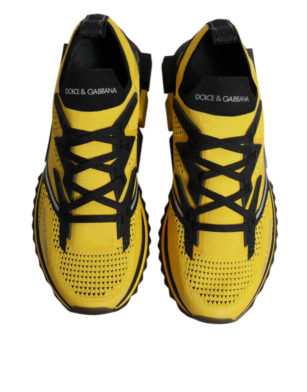 Dolce & Gabbana Yellow SORRENTO Sport Stretch Sneakers