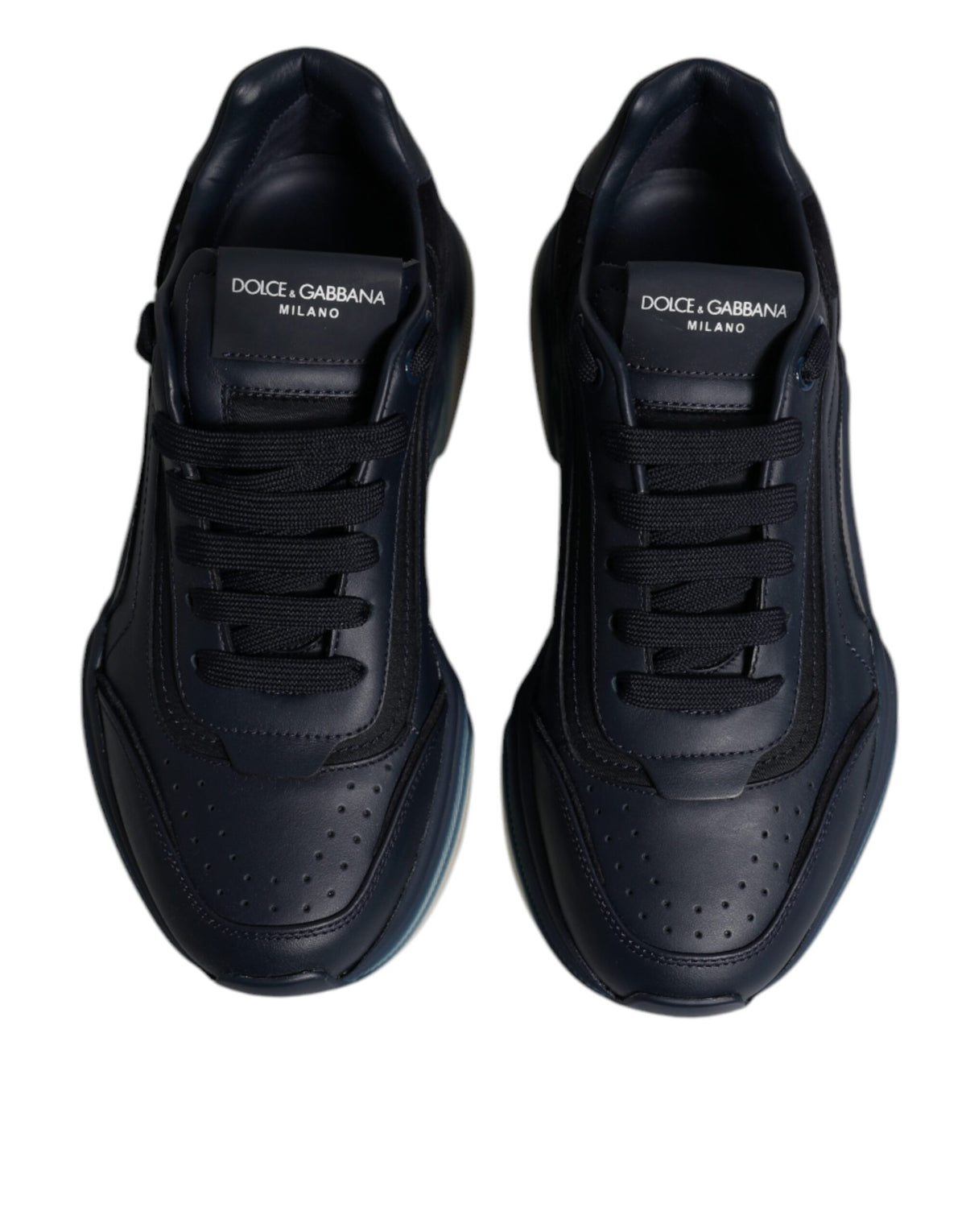 Dolce & Gabbana Daymaster Sneakers Basses Bleues pour Hommes