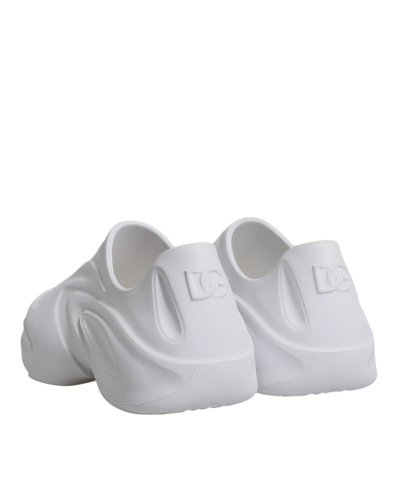 Dolce & Gabbana White Daymaster Low Top Sneakers for Men