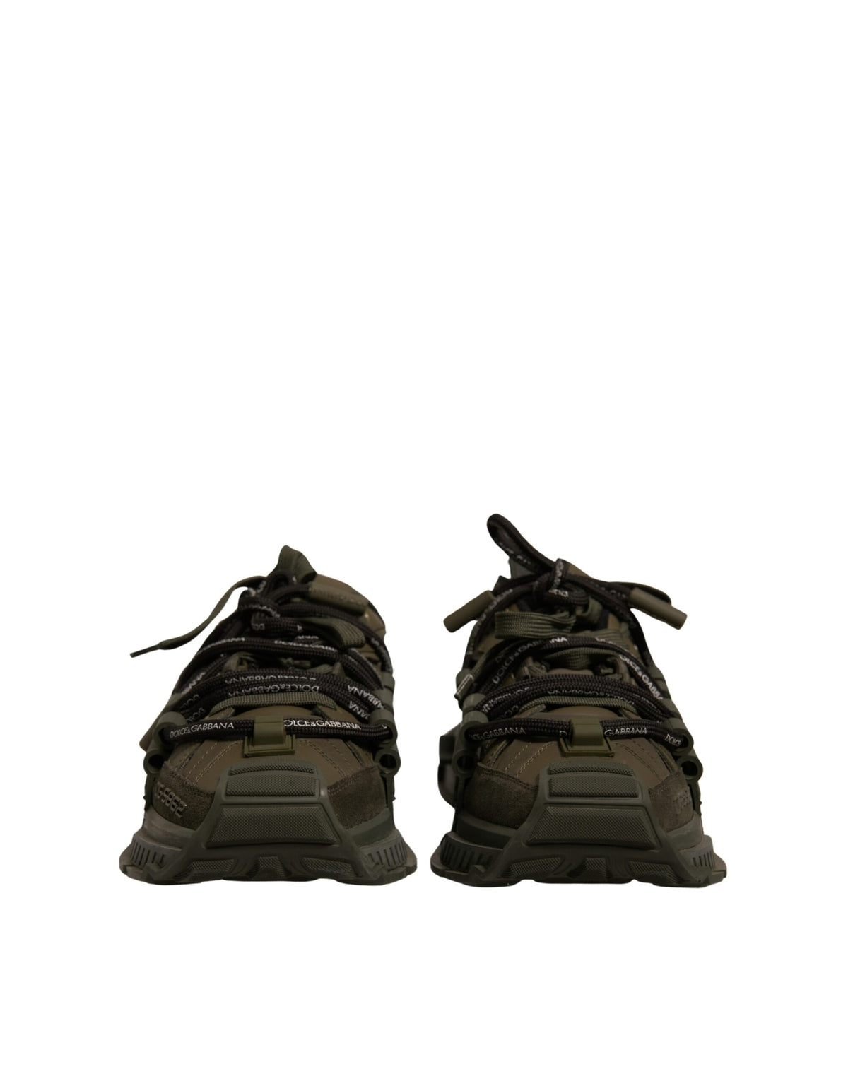 Dolce & Gabbana Military Green Space Low Top Sneakers