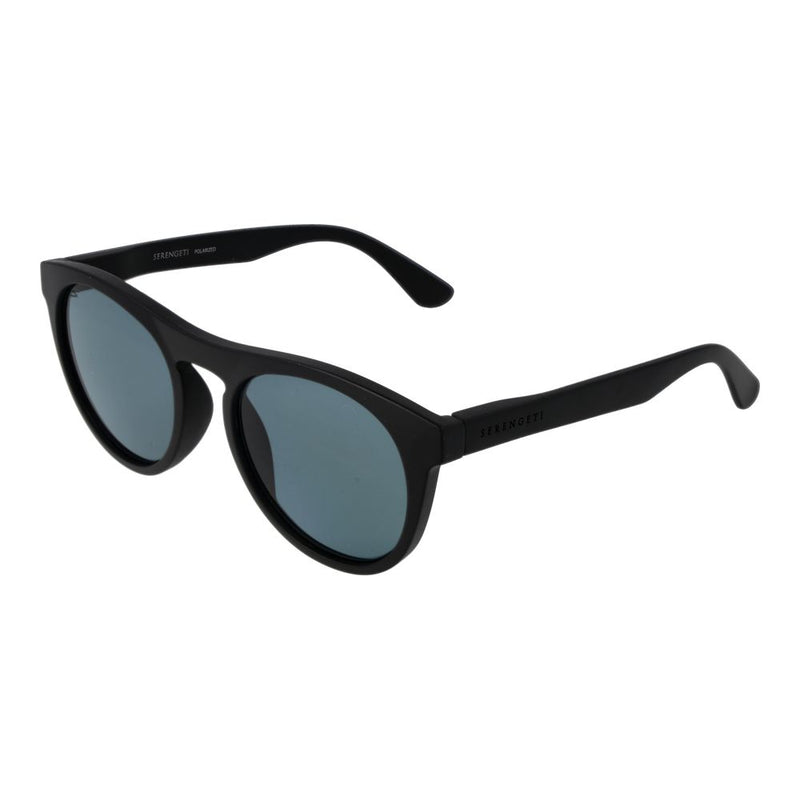 Serengeti Black Unisex Sunglasses with Photochromatic Lenses