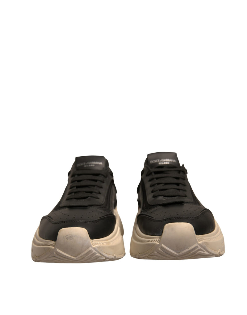 Dolce & Gabbana Black White Daymaster Low Top Sneakers