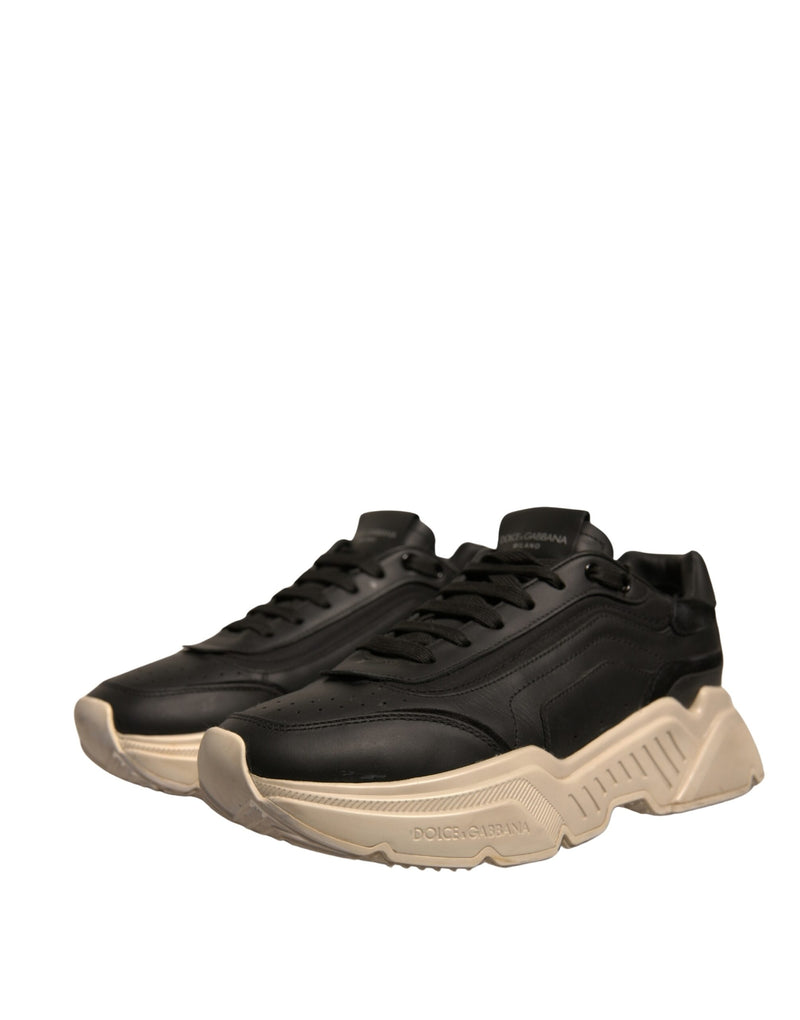 Dolce & Gabbana Black White Daymaster Low Top Sneakers