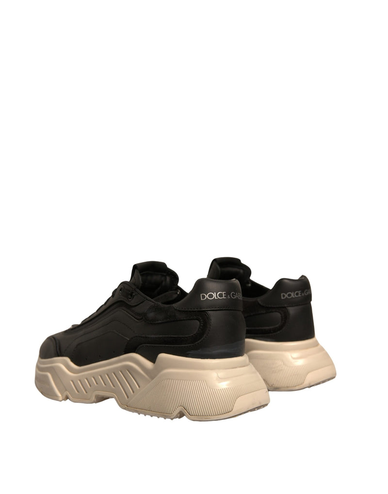 Dolce & Gabbana Black White Daymaster Low Top Sneakers