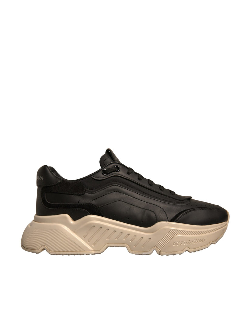 Dolce & Gabbana Black White Daymaster Low Top Sneakers