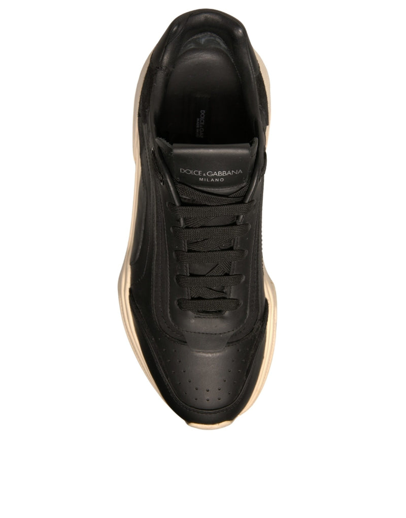 Dolce & Gabbana Black White Daymaster Low Top Sneakers