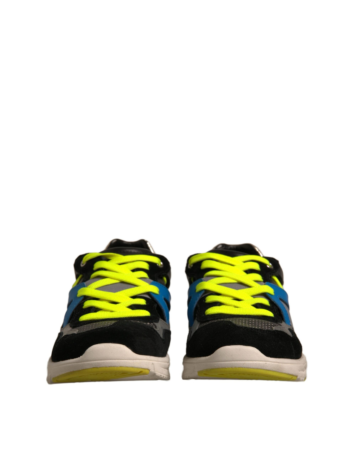 Dolce & Gabbana Multicolor Suede Low Top Sneakers