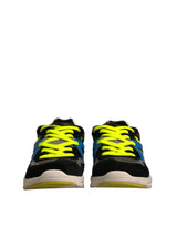Dolce & Gabbana Multicolor Suede Low Top Sneakers