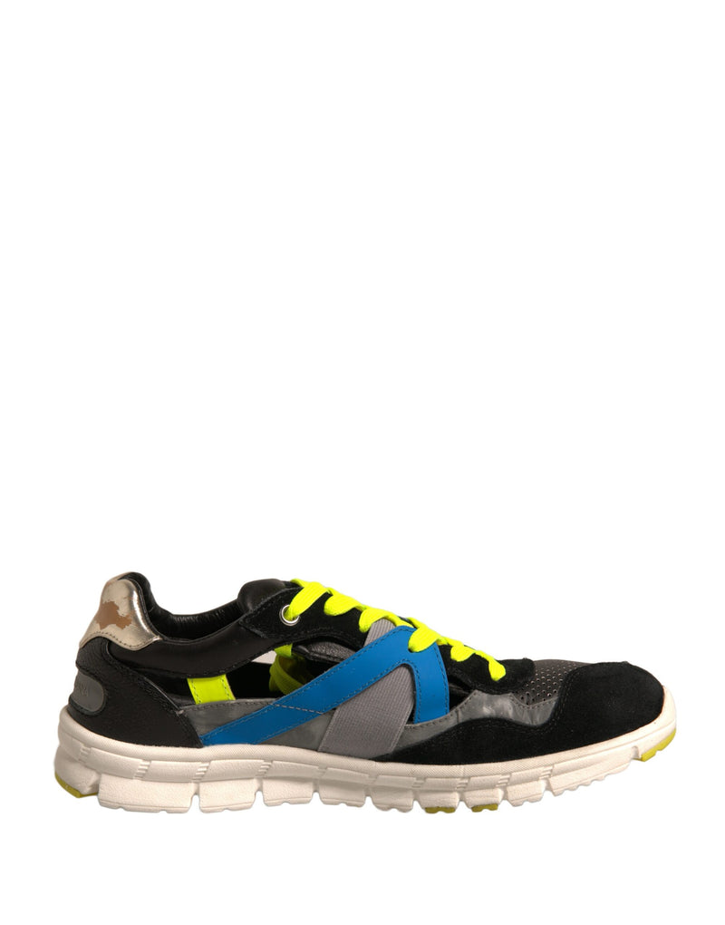 Dolce & Gabbana Multicolor Suede Low Top Sneakers