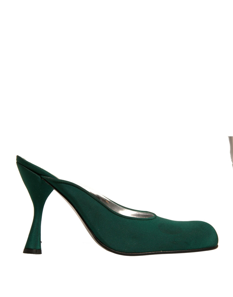 Dolce & Gabbana Escarpins en Cuir Suédé Vert