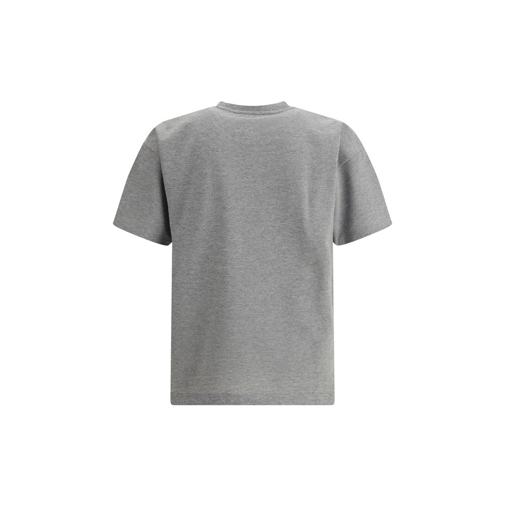 T-shirt oversize en coton gris Saint Laurent