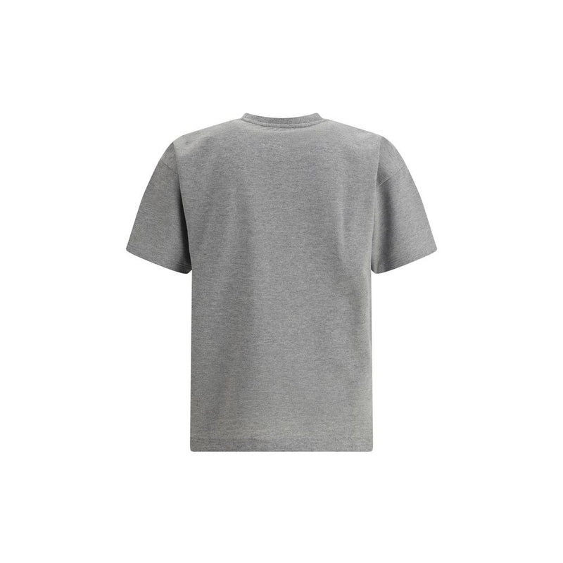 T-shirt oversize en coton gris Saint Laurent