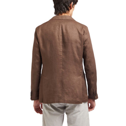 AT.P.CO Bruine Linnen Blazer