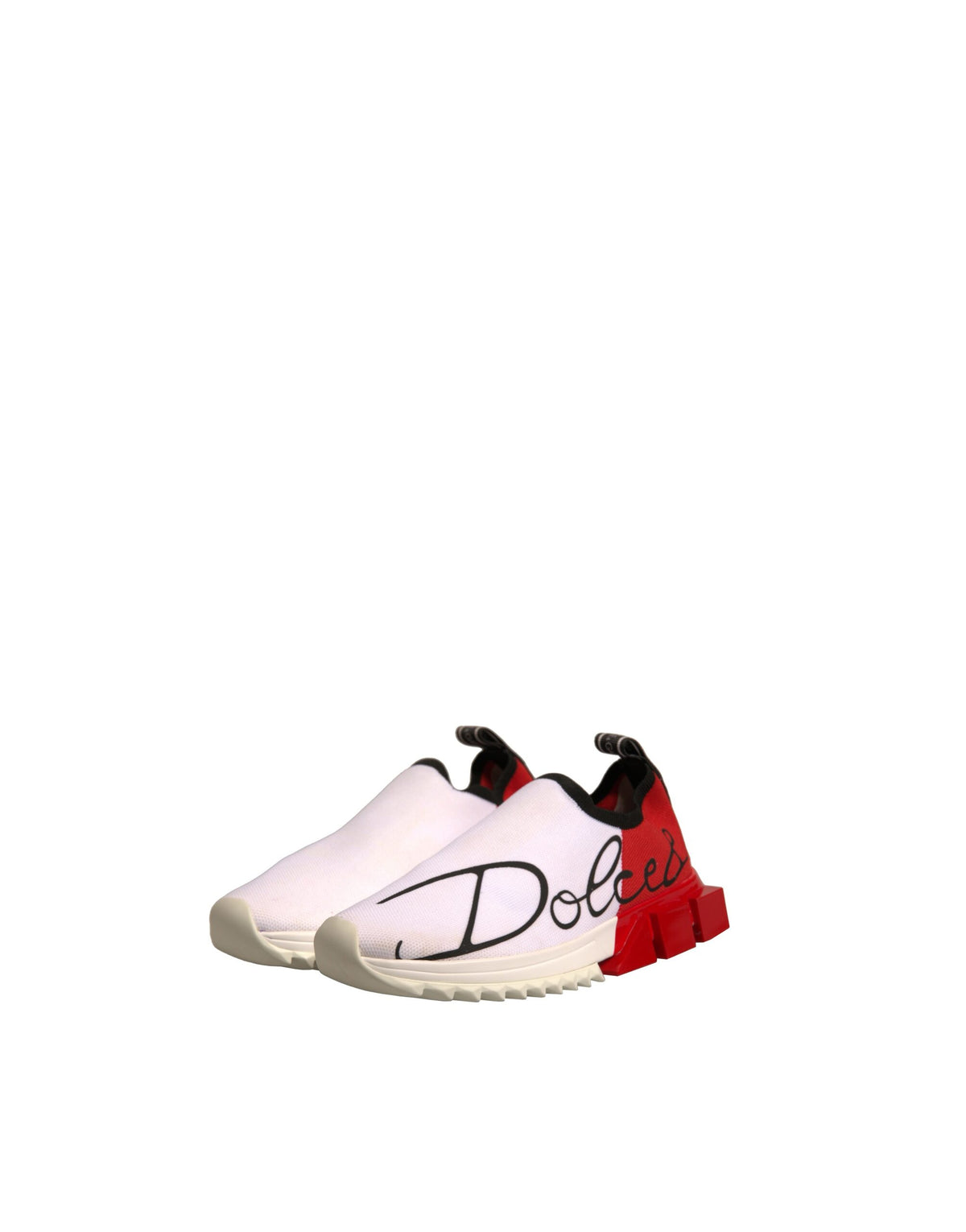 Dolce & Gabbana Low Top Sorrento Sneakers - Blanc et Rouge