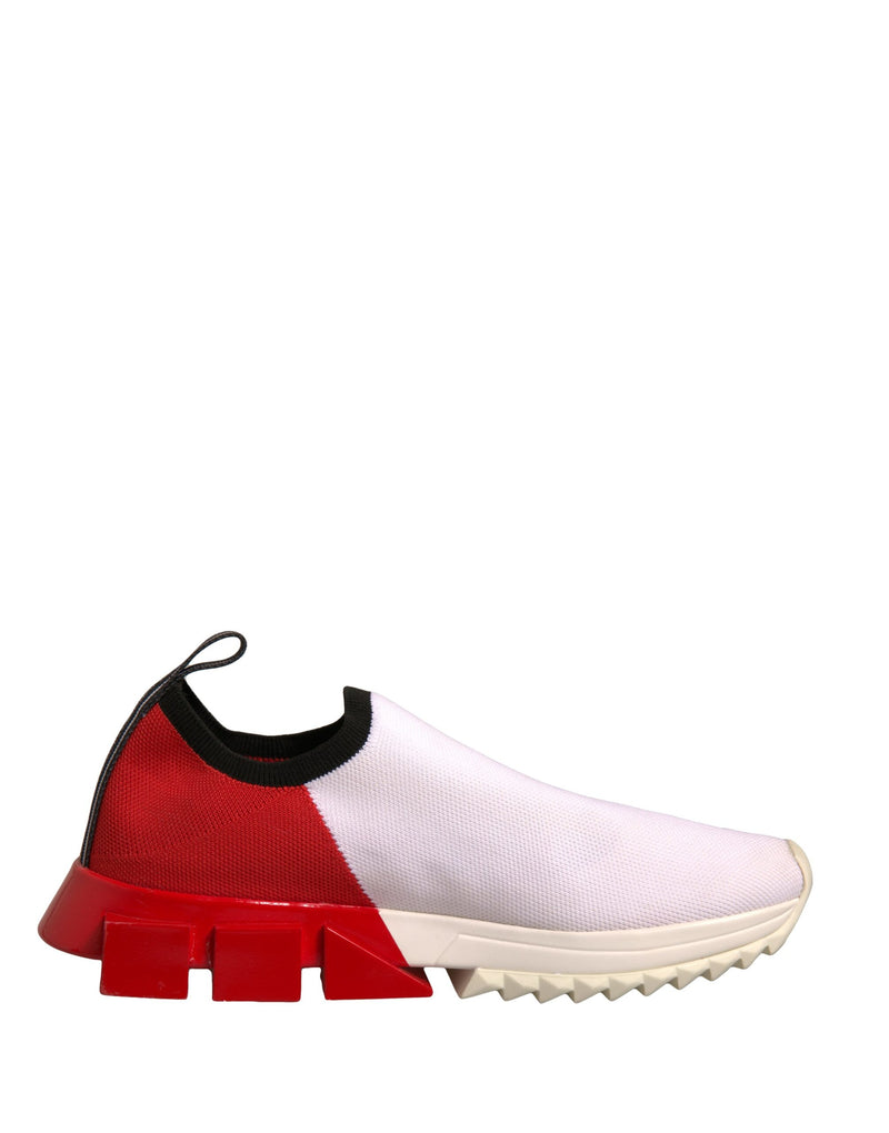 Dolce & Gabbana Low Top Sorrento Sneakers - Blanc et Rouge
