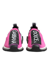 Dolce & Gabbana Sorrento Sneakers Fuchsia et Blanc pour Femmes