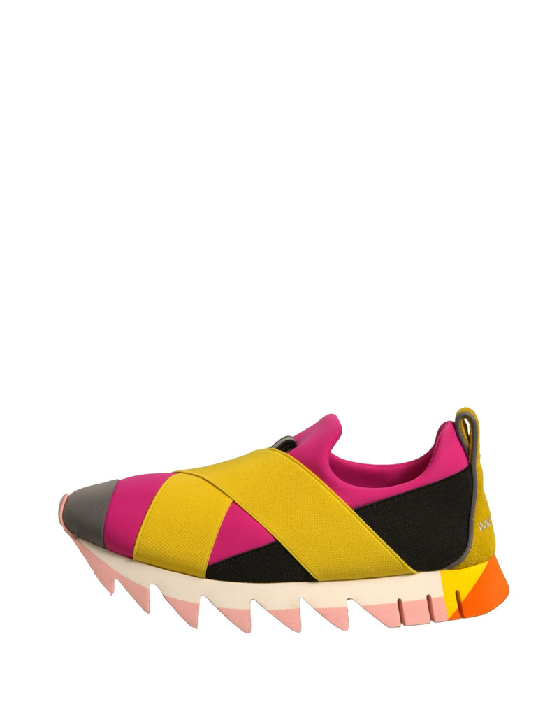 Dolce & Gabbana Multicolor Neoprene Elastic Ibiza Sneakers