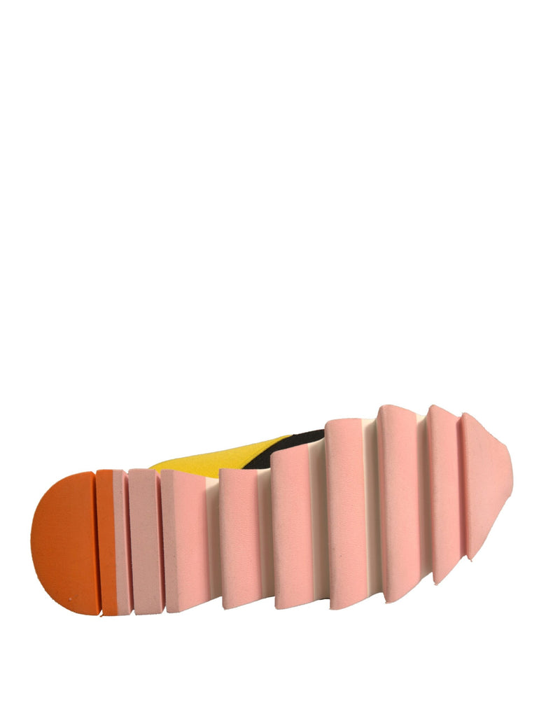 Dolce & Gabbana Multicolor Neoprene Elastic Ibiza Sneakers