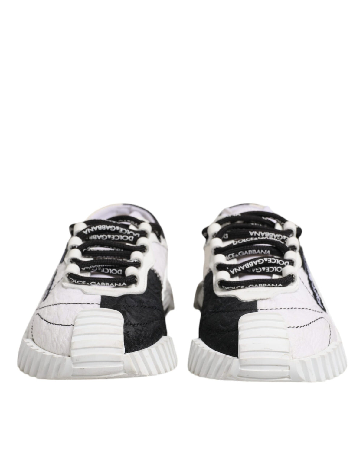 Dolce & Gabbana NS1 Low Top Sneakers en Blanc et Noir