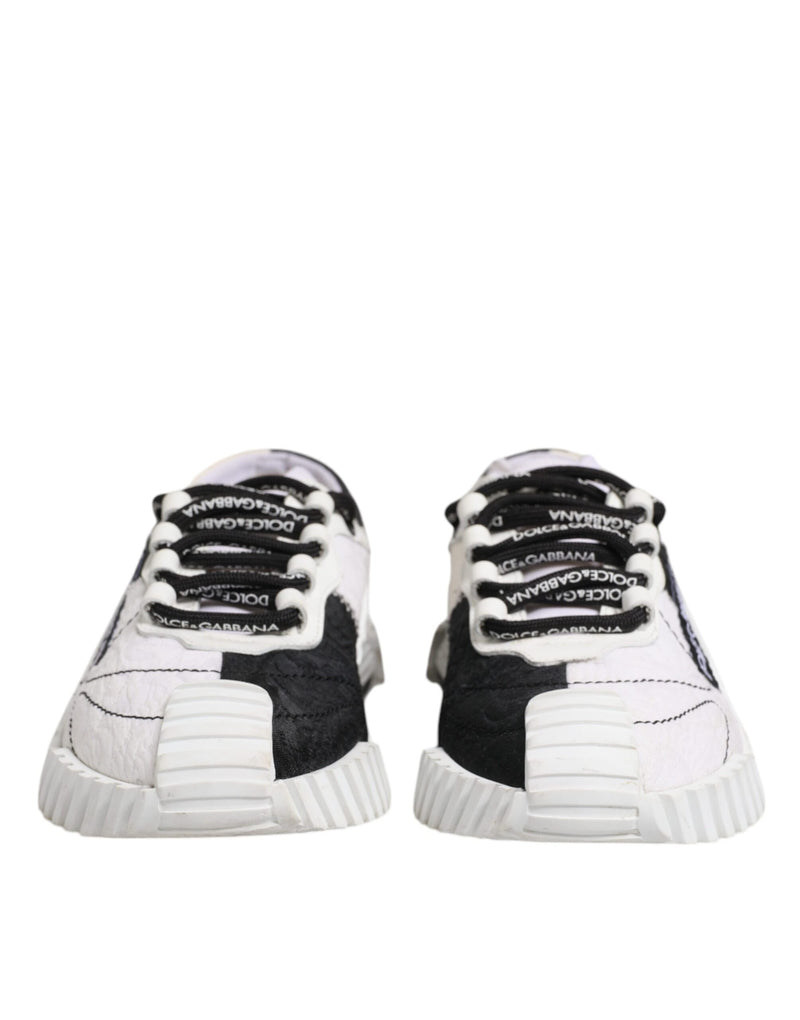 Dolce & Gabbana NS1 Low Top Sneakers en Blanc et Noir