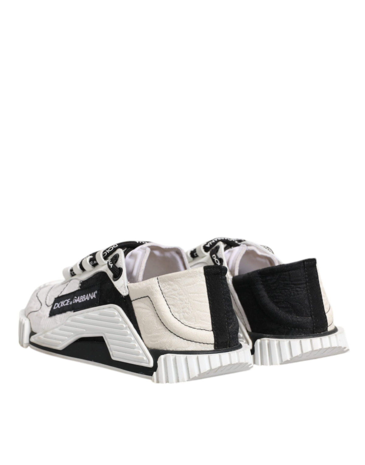 Dolce & Gabbana NS1 Low Top Sneakers en Blanc et Noir