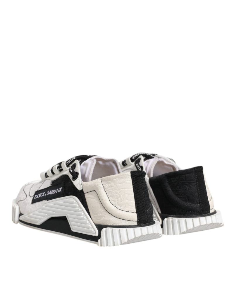 Dolce & Gabbana NS1 Low Top Sneakers en Blanc et Noir