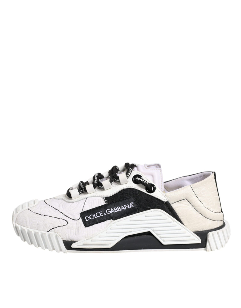 Dolce & Gabbana NS1 Low Top Sneakers en Blanc et Noir