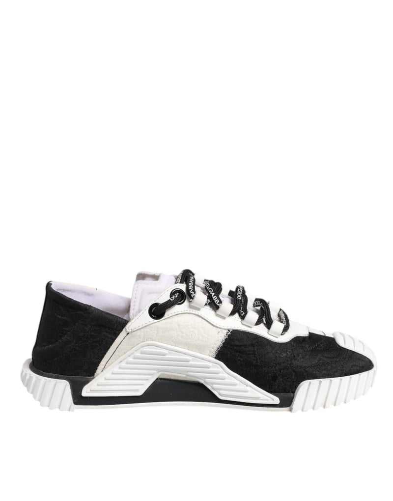 Dolce & Gabbana NS1 Low Top Sneakers en Blanc et Noir