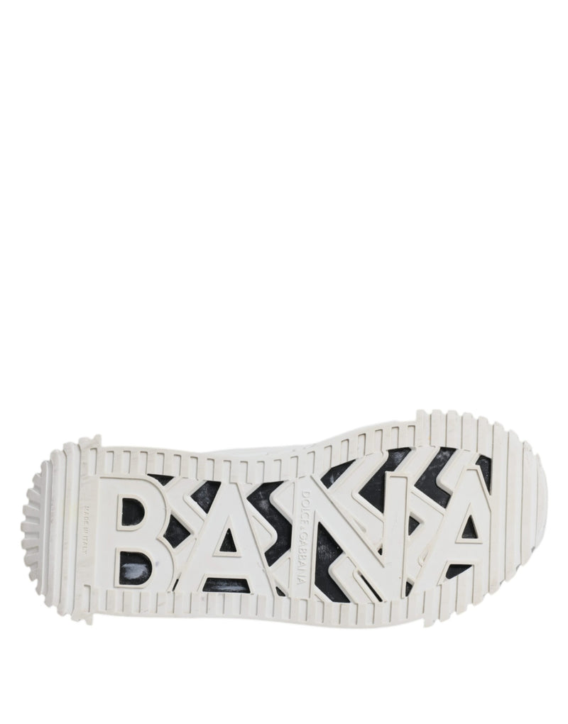 Dolce & Gabbana NS1 Low Top Sneakers en Blanc et Noir