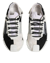 Dolce & Gabbana NS1 White Black Low Top Sneakers