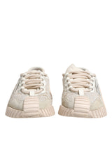 Dolce & Gabbana White Lace NS1 Low Top Sneakers
