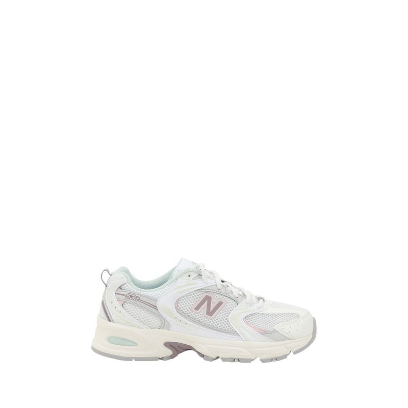 New Balance White Leather Tier 3 Sneakers for Men