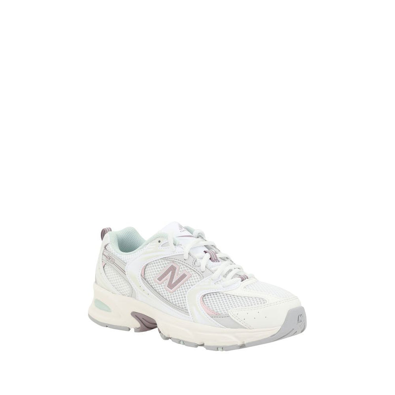New Balance White Leather Tier 3 Sneakers for Men